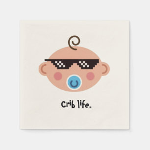 Thug life baby Crib life napkins