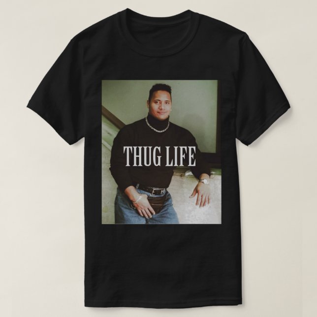 THUG LIFE Essential T-Shirt (Design Front)