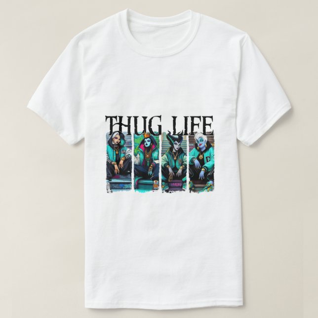 thug life halloween cute T-Shirt (Design Front)