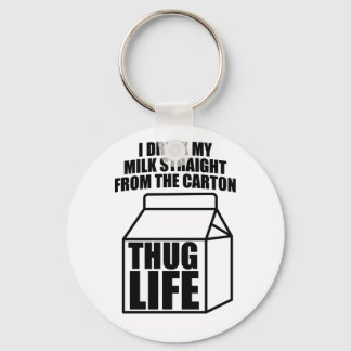 Thug Life Milk Carton Key Ring