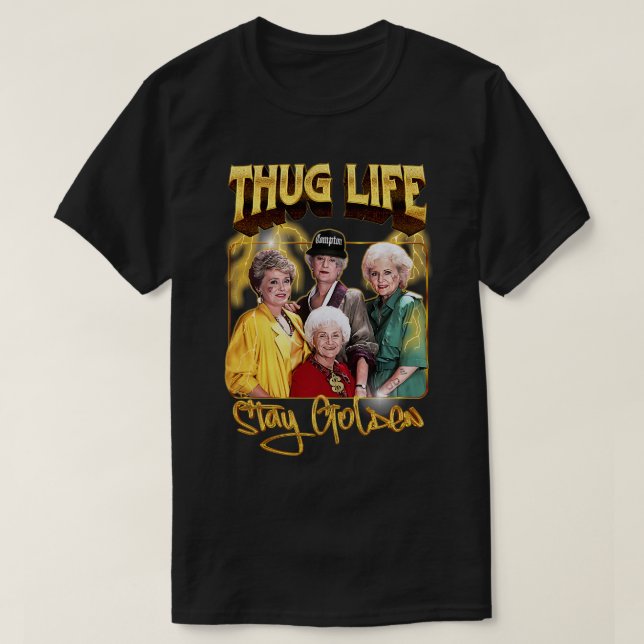 Thug Life Original 90s Aesthetic T-Shirt (Design Front)