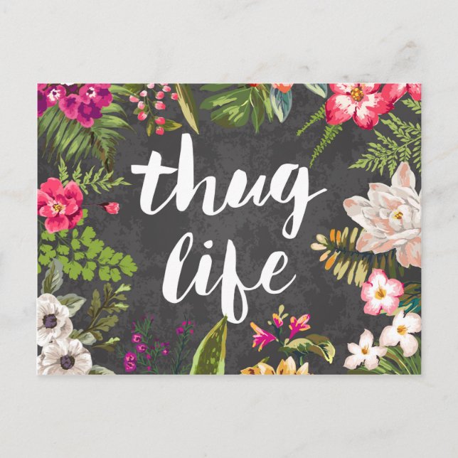 Thug life postcard (Front)