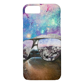 Thug Life Sloth On Galaxy Space Case-Mate iPhone Case