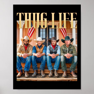 Thug Life Trump Vance Kennedy Elon 1  Poster