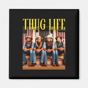 Thug Life Trump Vance Kennedy Elon  Magnet