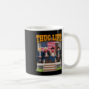 Thug Life Trump Vance Kennedy Elon Shirt Coffee Mug