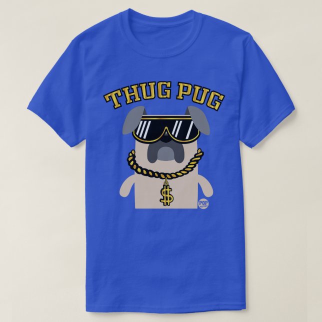 THUG PUG T-Shirt (Design Front)