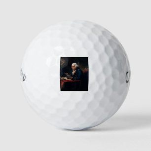 Thumb Portrait, Benjamin Franklin Founding Father Golf Balls
