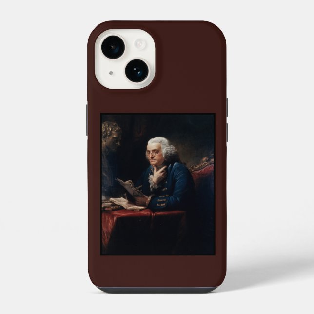Thumb Portrait, Benjamin Franklin Founding Father iPhone Case (Back)