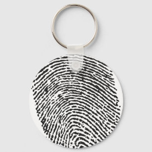 Thumb Print Key Ring