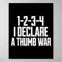 Thumb War Chant, Thumb Wrestling Champion, Thumb W