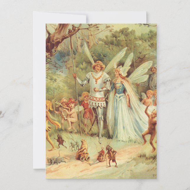 Thumbelina and Prince Wedding, Vintage Fairy Tales (Front)