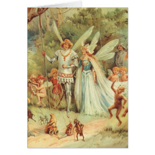 Thumbelina and Prince Wedding, Vintage Fairy Tales