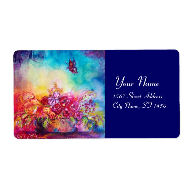 THUMBELINA ,FLOWER BASKET AND BUTTERFLY (Front)