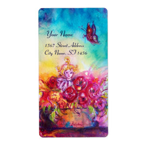 THUMBELINA ,FLOWER BASKET AND BUTTERFLY