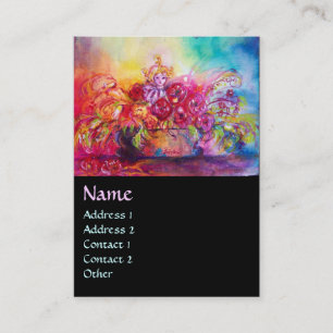 THUMBELINA,FLOWER BASKET AND BUTTERFLY BUSINESS CARD