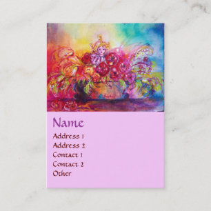 THUMBELINA,FLOWER BASKET AND BUTTERFLY BUSINESS CARD