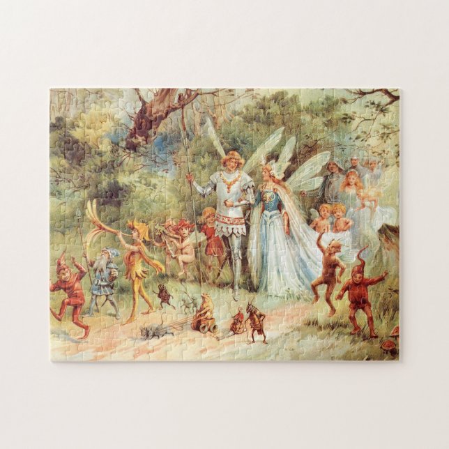 Thumbelina's Wedding in the Forest Jigsaw Puzzle (Horizontal)