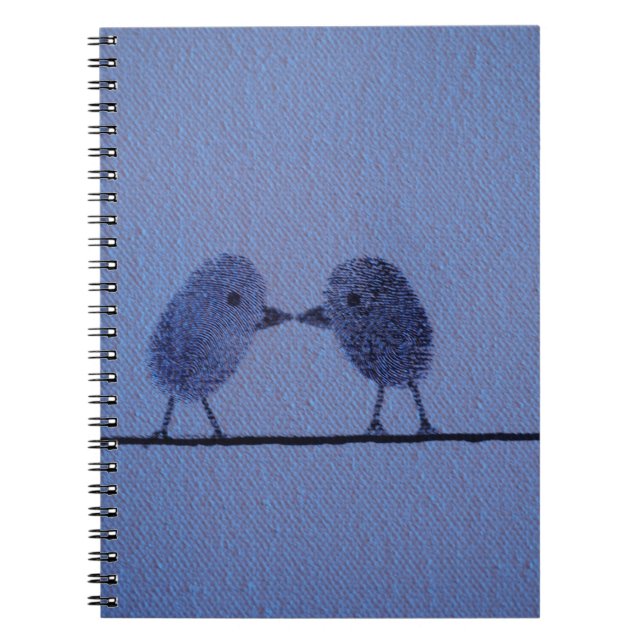 Thumbprint Lovers Spiral Notebook (Front)