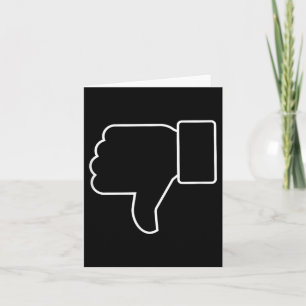 Thumbs Down, Funny, Jokes, Sarcastic  Card
