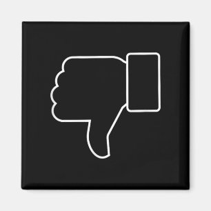 Thumbs Down, Funny, Jokes, Sarcastic  Magnet