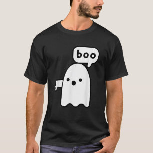 Thumbs Down Ghost Screaming Boo Disapproval Ghost  T-Shirt