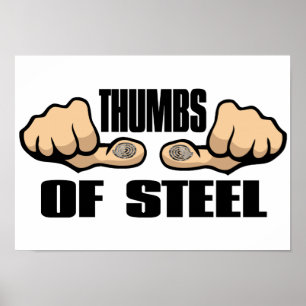 Thumbs of Steel Poster