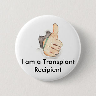 Thumbs up 6 cm round badge