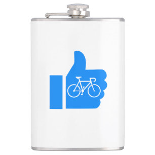 Thumbs Up Cycling Hip Flask