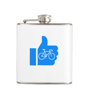 Thumbs Up Cycling Hip Flask