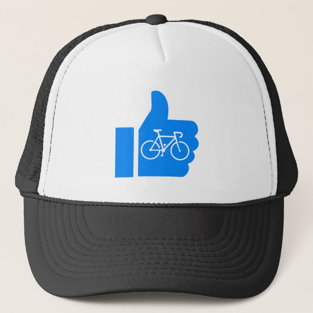 Thumbs Up Cycling Trucker Hat (Front)