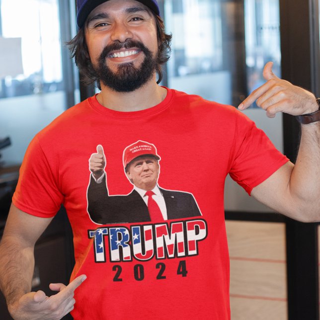 Thumbs Up Donald Trump 2024 T-Shirt (Creator Uploaded)