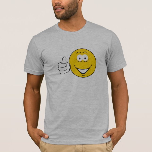 Thumbs Up Face T-Shirt (Front)