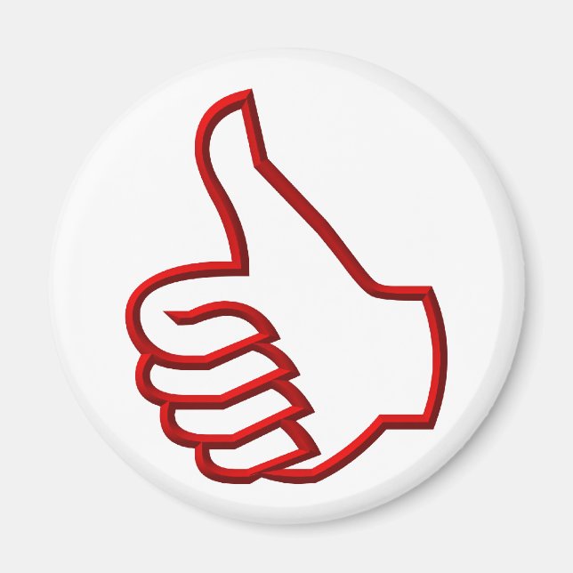 Thumbs Up hand Magnet (Front)