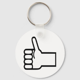 Thumbs up key ring