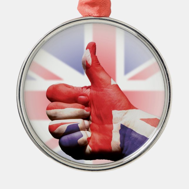 Thumbs up! metal tree decoration (Front)