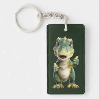 Thumbs Up T Rex  Key Ring