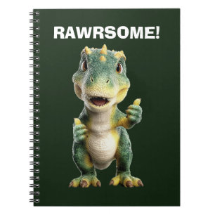 Thumbs Up T Rex Notebook