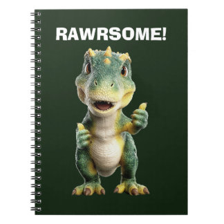 Thumbs Up T Rex Notebook