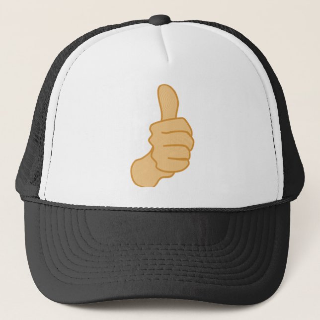 thumbs up trucker hat (Front)