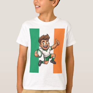 Thumbs-Up Victory Irish Rugby Spirit T-Shirt