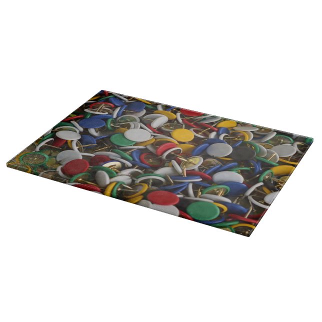 Thumbtacks Cutting Board (Corner)