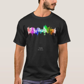 Thun Switzerland Skyline Skyscrapers T-Shirt