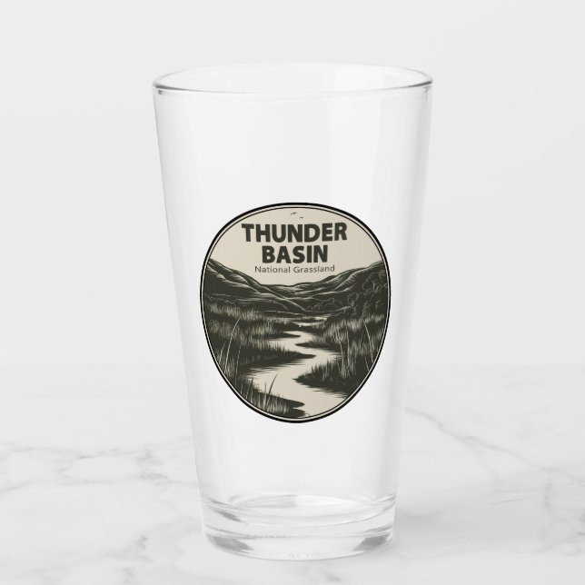 Thunder Basin National Grassland Wyoming Stream Glass (Front)