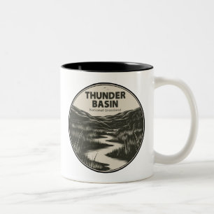 Thunder Basin National Grassland Wyoming Stream Two-Tone Coffee Mug