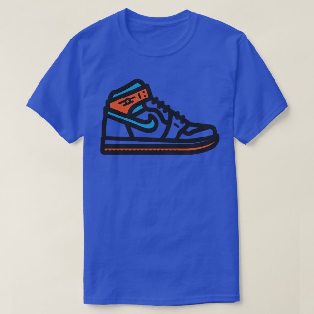 Thunder Basketball Sneakers (Design Front)