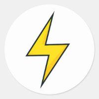 Thunder bolt Sticker
