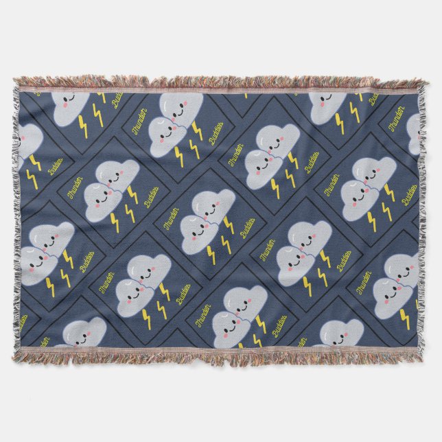 Thunder Buddies Throw Blanket (Front)