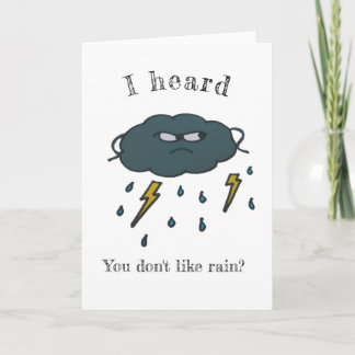 Thunder Cloud Card
