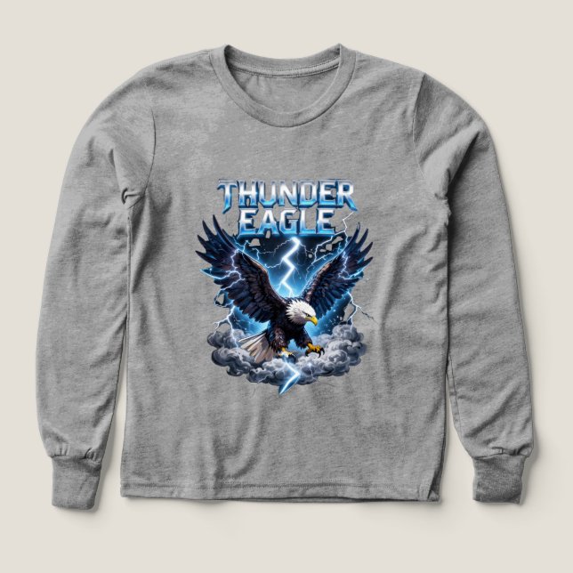 Thunder Eagle – Majestic Bald Eagle Lightning Grap (Design Front)